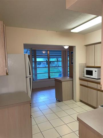 Kitchen from Living/Dining area.