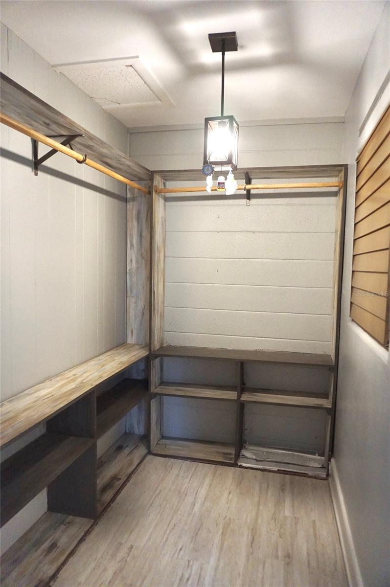 Primary walk-in closet