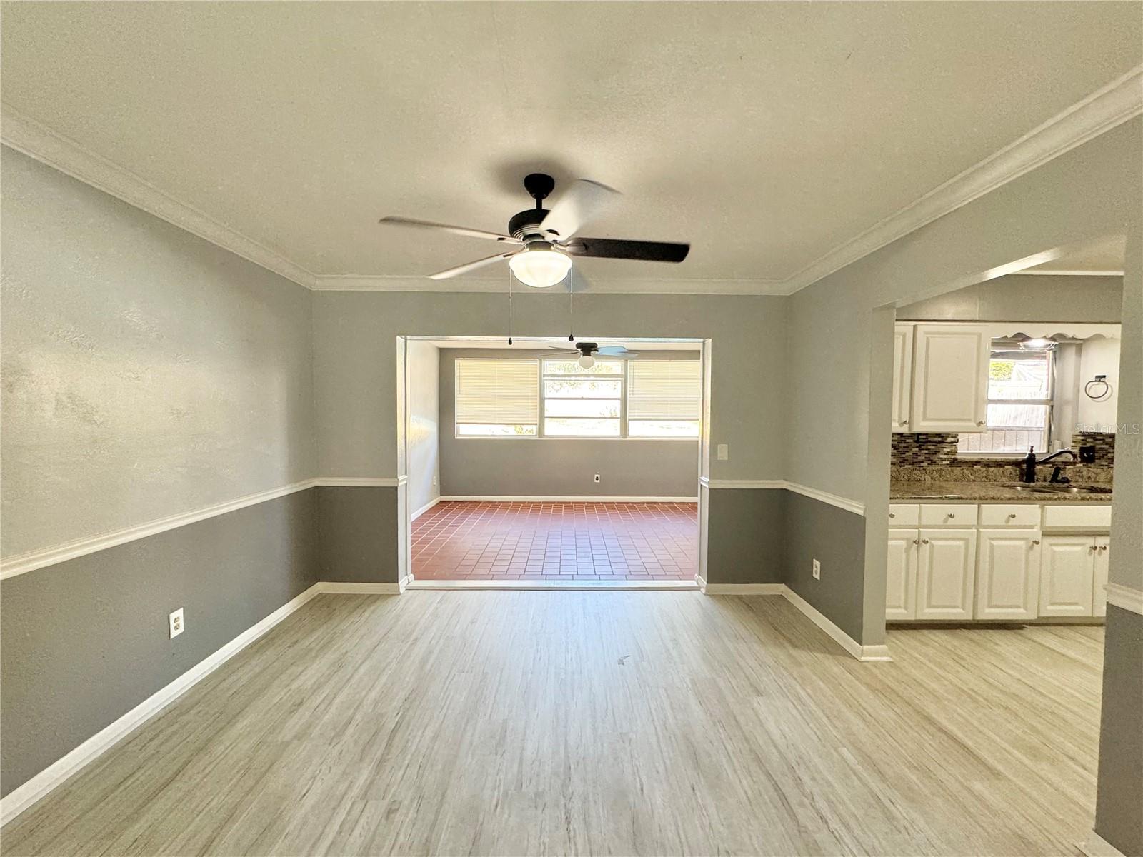 Dining room off kitchen