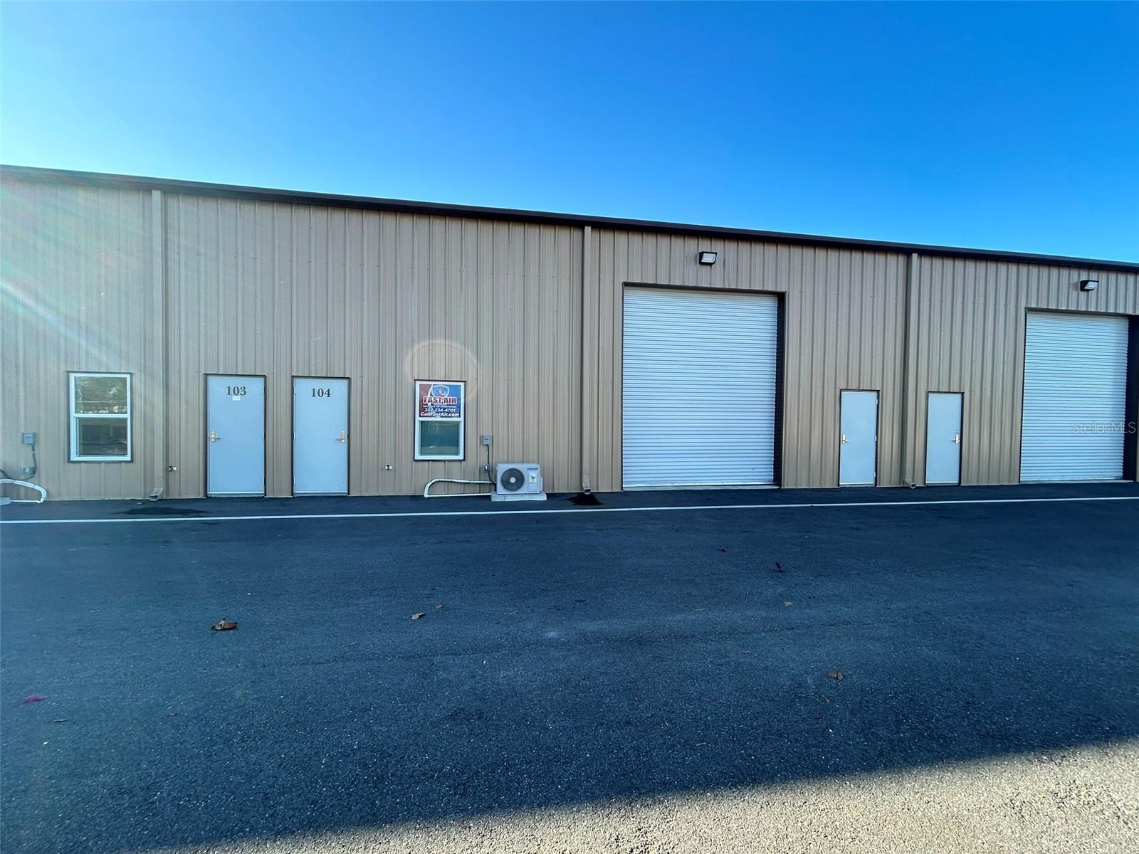 Front of Unit