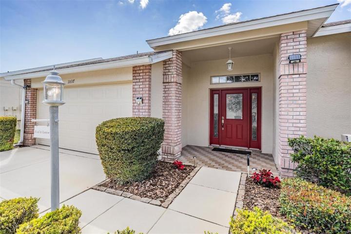 Welcoming covered entry