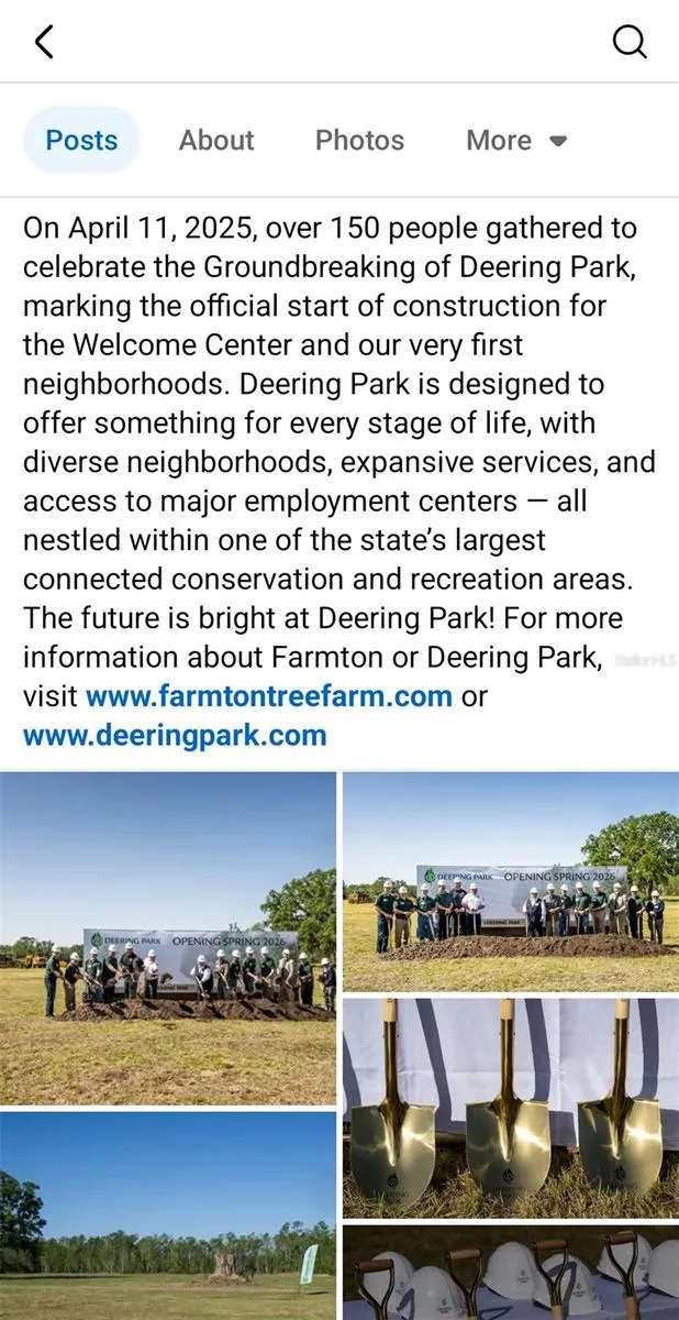 Official news on development.