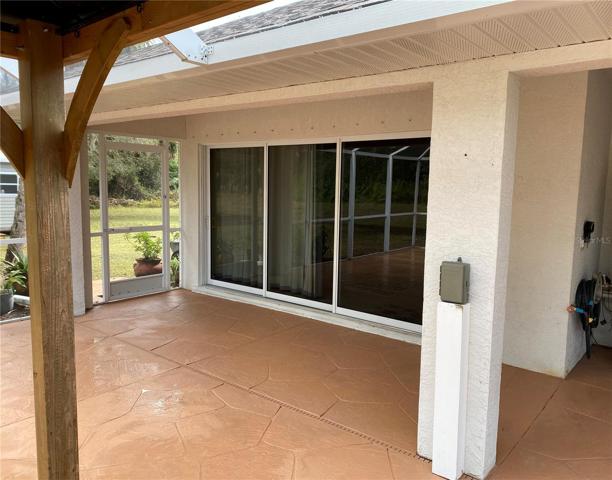 sliders to 2nd living room