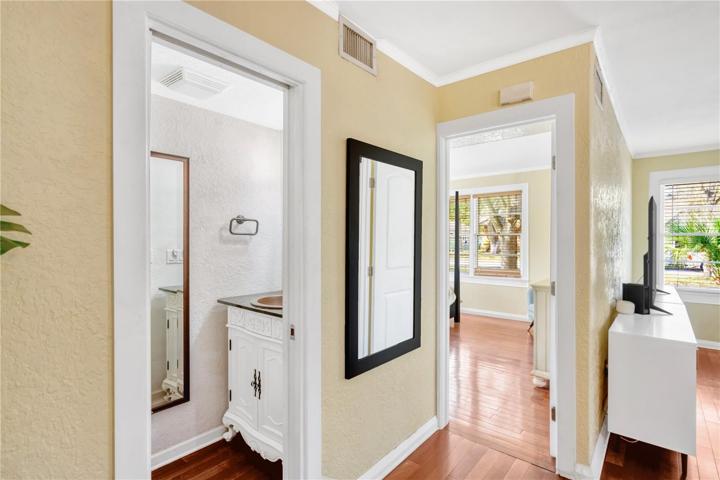 Half Bath between both bedrooms