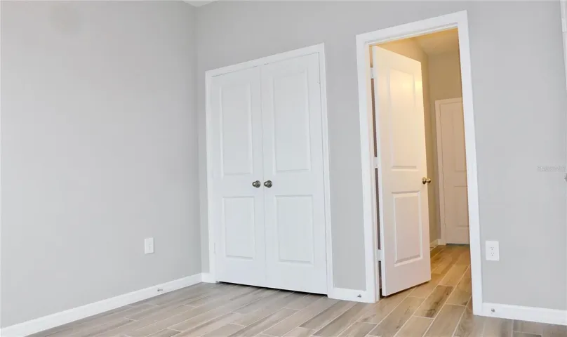 Second bedroom - Two bedrooms share a LARGE Jack and Jill bath - both have spacious closets