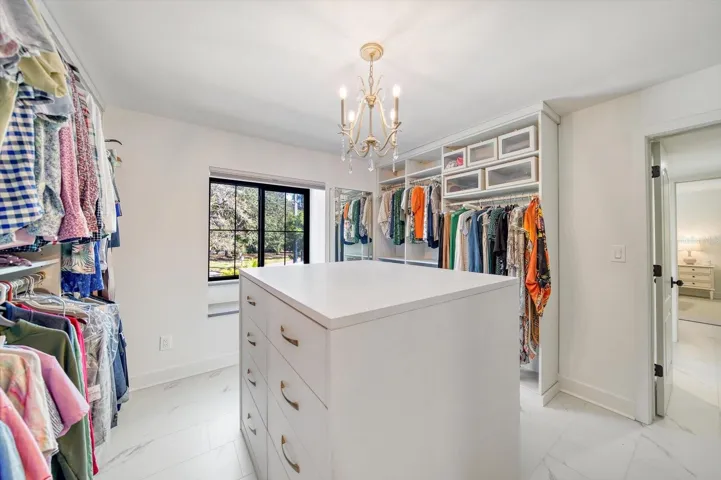 Owner's closet converted from 6th bedroom