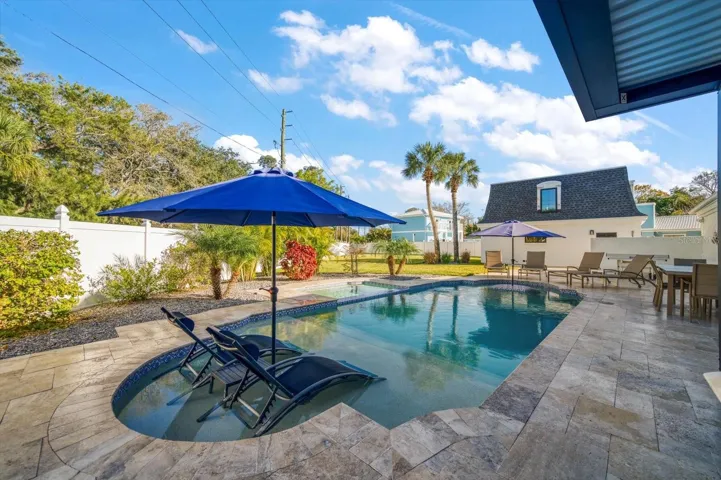 Private and incredibly spacious yard