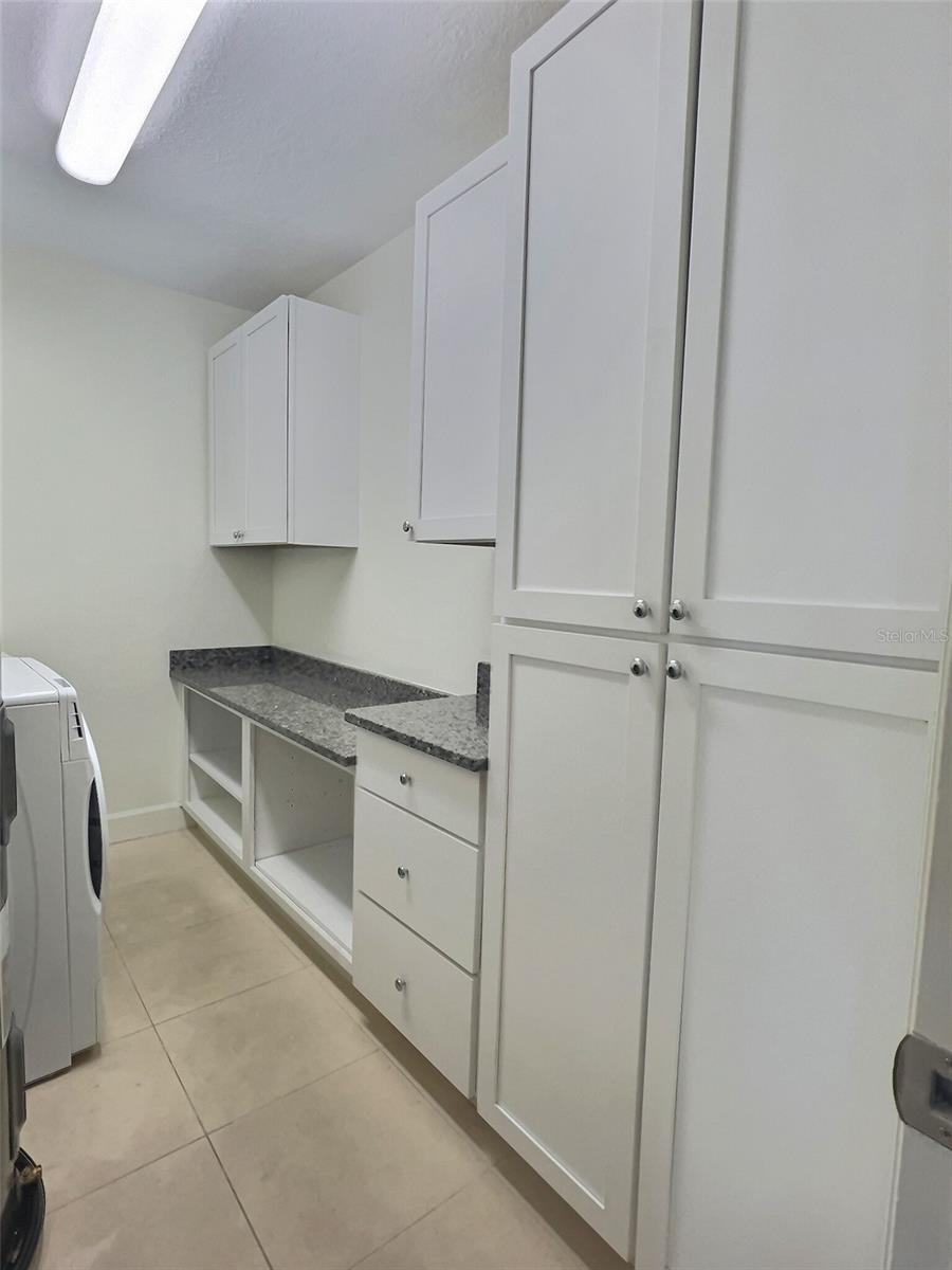 Custom Built-ins in Laundry/Utility Room