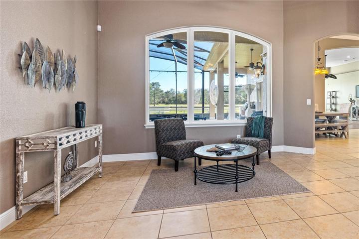 Front seating area