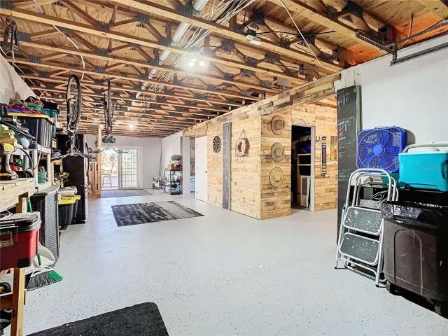 2 extra storage spaces downstairs