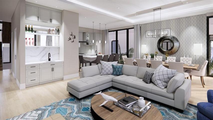 living room rendering
