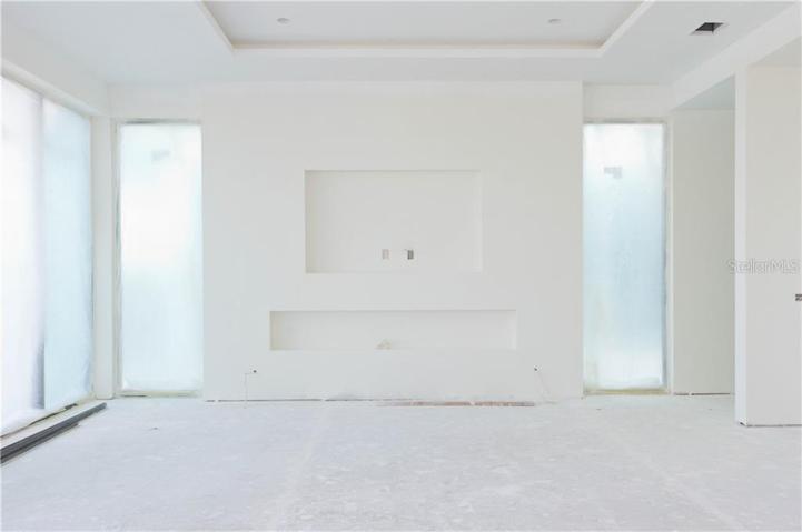 living room built-ins- January progress