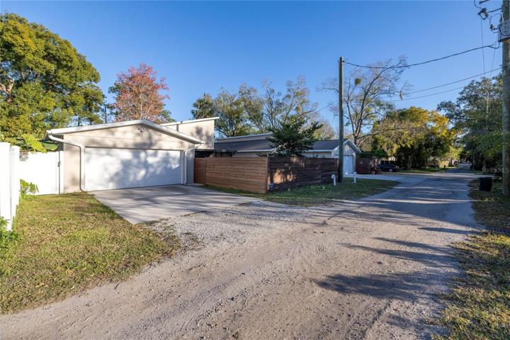View of Home from Functioning Utility Alley