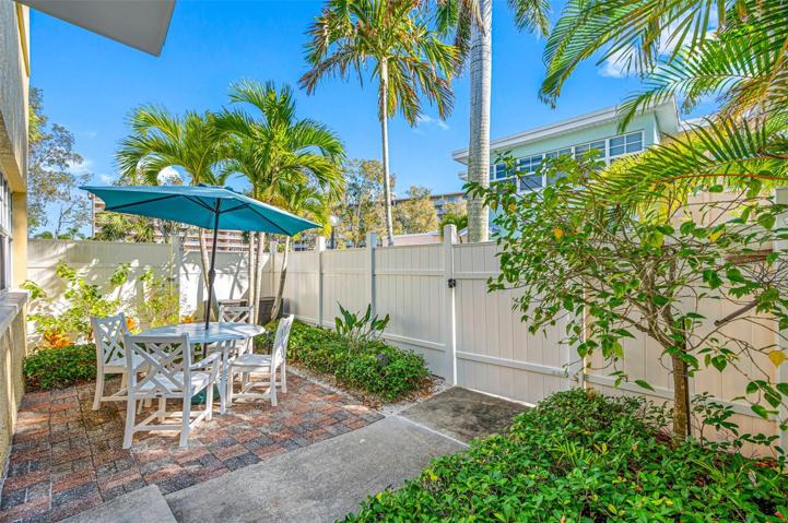Private Fully Fenced Backyard Patio