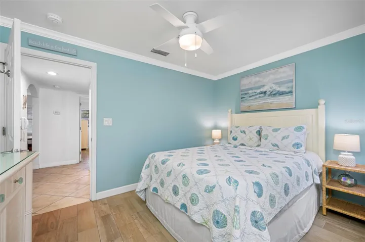 Bedroom 1 updated floors