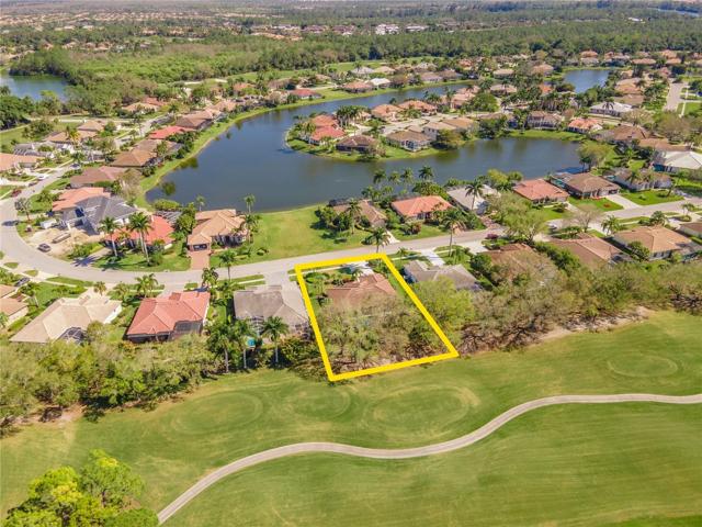 Aerial view of home and Hole #2/Flamingo GC