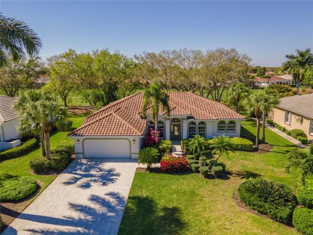 Aerial view front of home