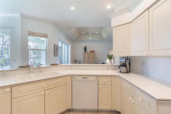 View from Kitchen to Great Room