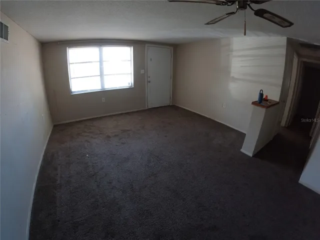 Living room from dining area