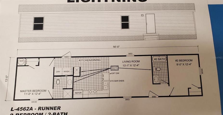 Single wide floor plan