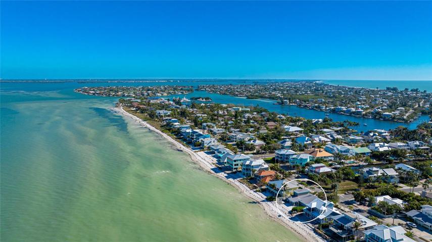 Take an easy stroll down the Bay side beach.