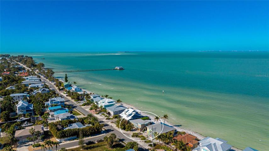 Looking out to Passage Key and on to Egmont Key.