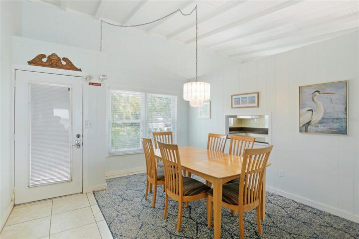 Dining Area with pass through to the kitchen.