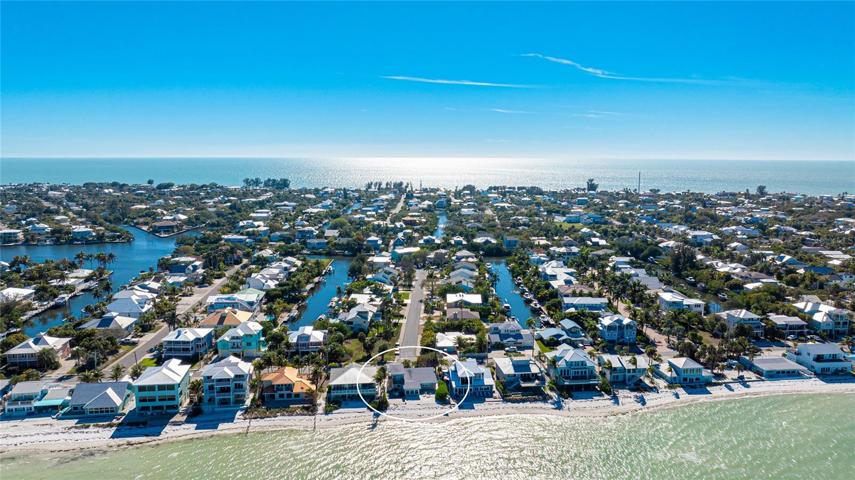 The view from Tampa Bay to the Gulf of Mexico.