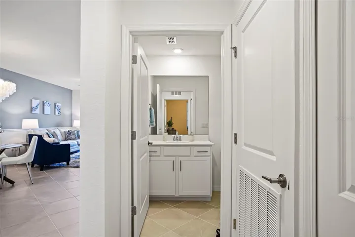 Entrance to Hall Bath
