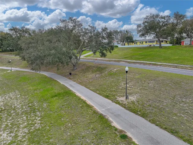 This is the walking track that goes around the lake.
