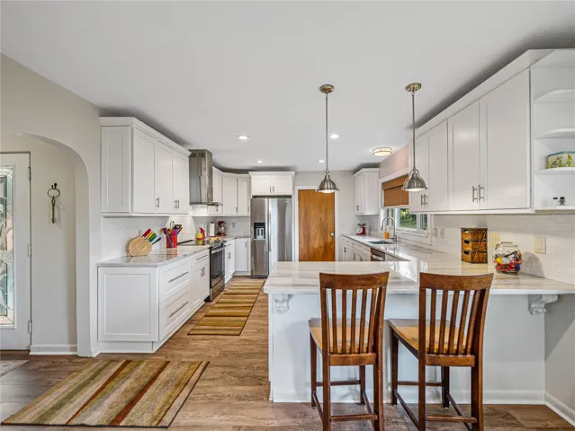 Kitchen as you enter from the dining room.