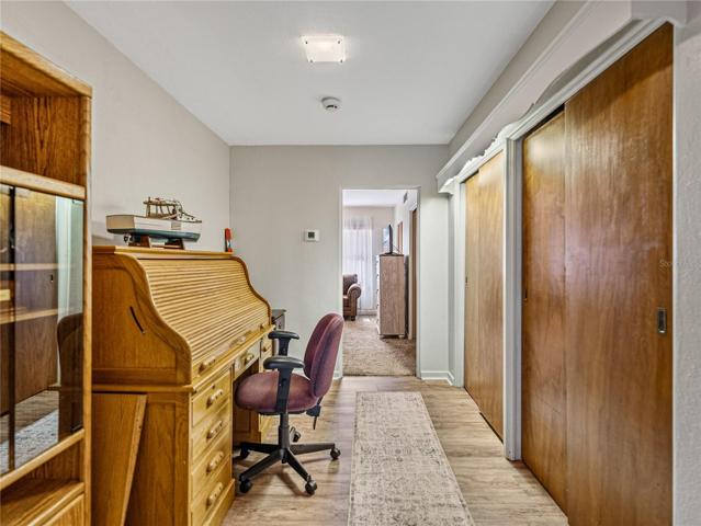 Note the double closets to the right.  This home has tons of storage.