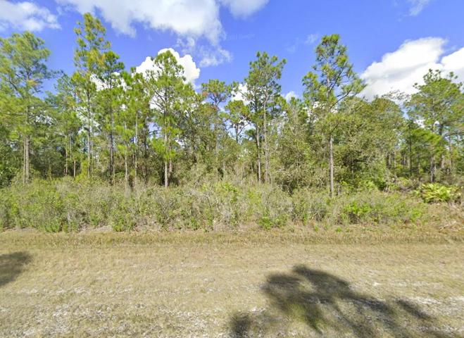 Looking north at the subject property