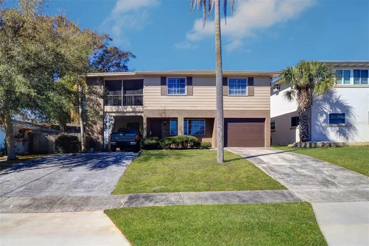 Front view of triplex