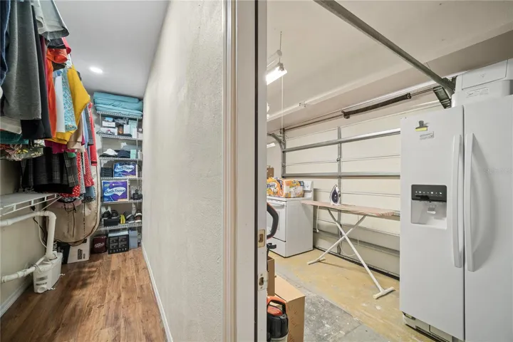 Extra storage located in suite area.