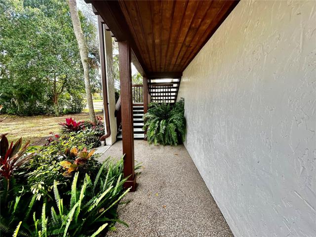 Walkway to condo