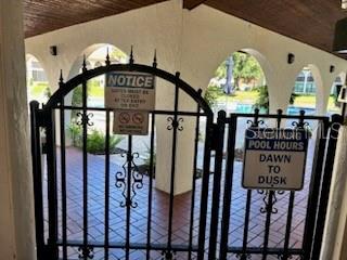 Gate to pool