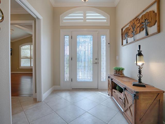 OFF THE FOYER, THROUGH THIS POCKET DOOR IS THE GUEST SUITE WITH 2 GUEST ROOMS AND GUEST BATH.
