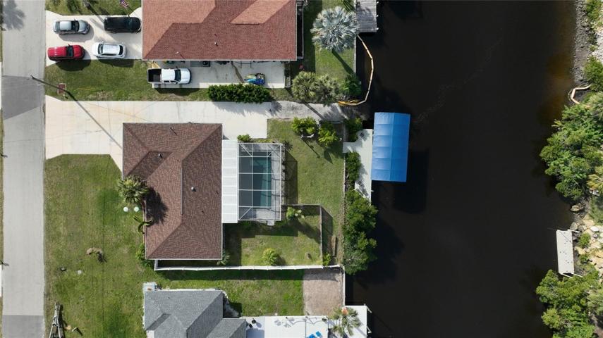 Aerial View of this waterfront home