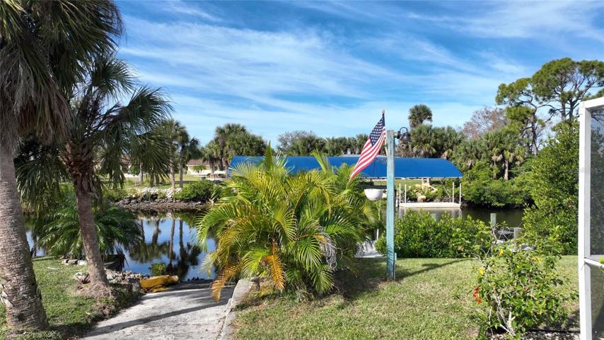 Boat dock PLUS boat launch for your extra boat, jet ski or kayak.