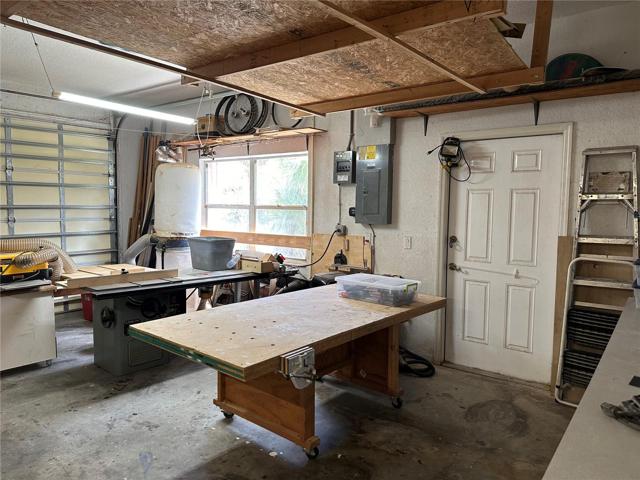 Garage with side yard access