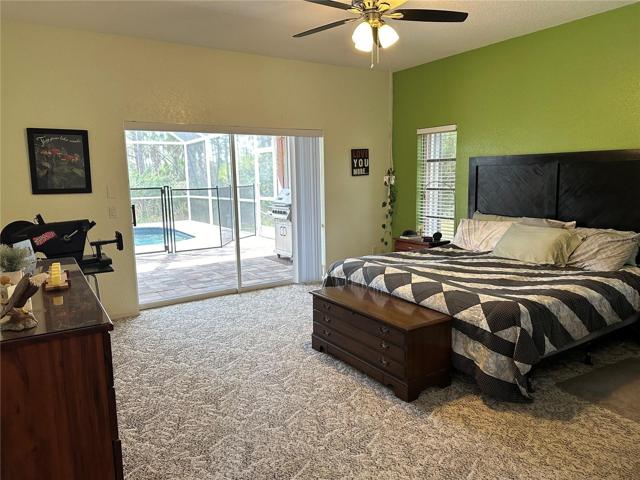Master bedroom-pool view