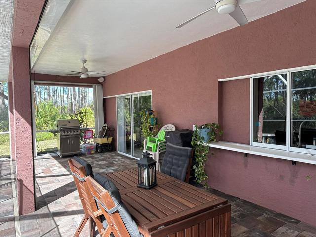 Lanai with pass through from kitchen