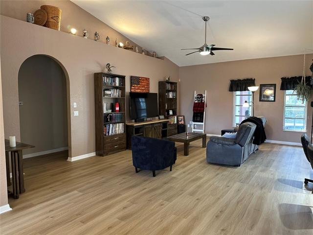 Livingroom to bedrooms 2 & 3 laundry & garage