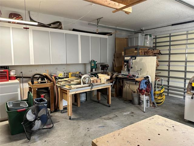 Garage with electric garage door