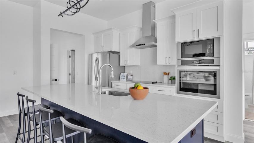 Quartz Kitchen Island