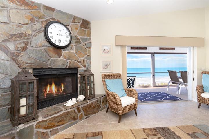 Fireplace in Living Area.