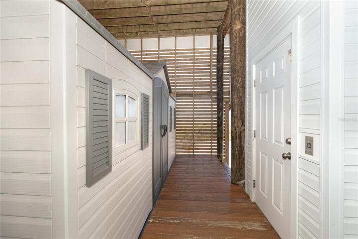 Storage Area Under Home.