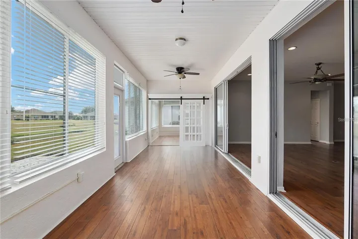 Virtual barn doors for 2nd bedroom suite