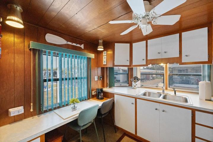 Built in eating area